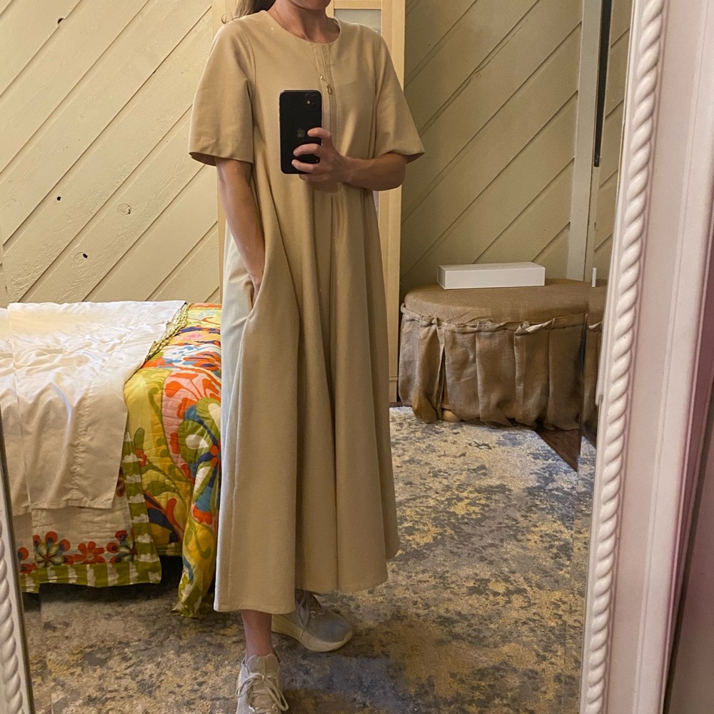 COS Cream Maxi Dress